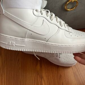 White Nike Air Force 1 Sneakers